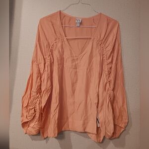Worthington Coral Blouse Plus Sz 2X New